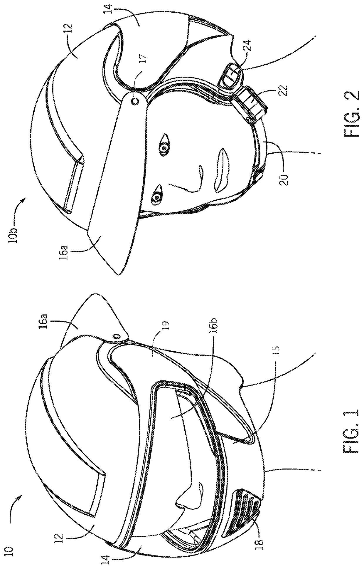 Two sided motorcycle helmet