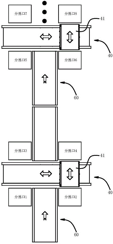 Reciprocating article sorting system