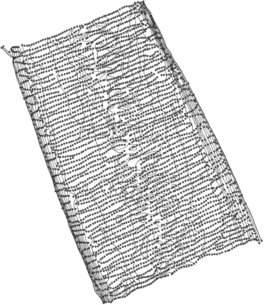 Acquisition method for watercourse underwater terrain thematic map