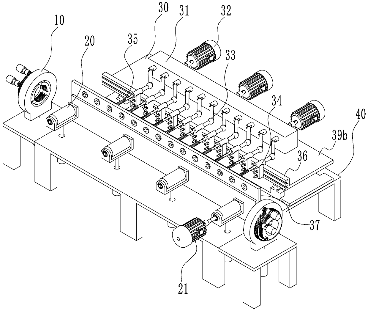 Efficient petroleum screen tube drilling machine and processing technology thereof