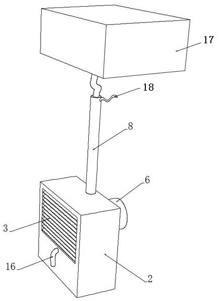 Outdoor anti-condensation heat dissipation and dehumidification type electrical control cabinet