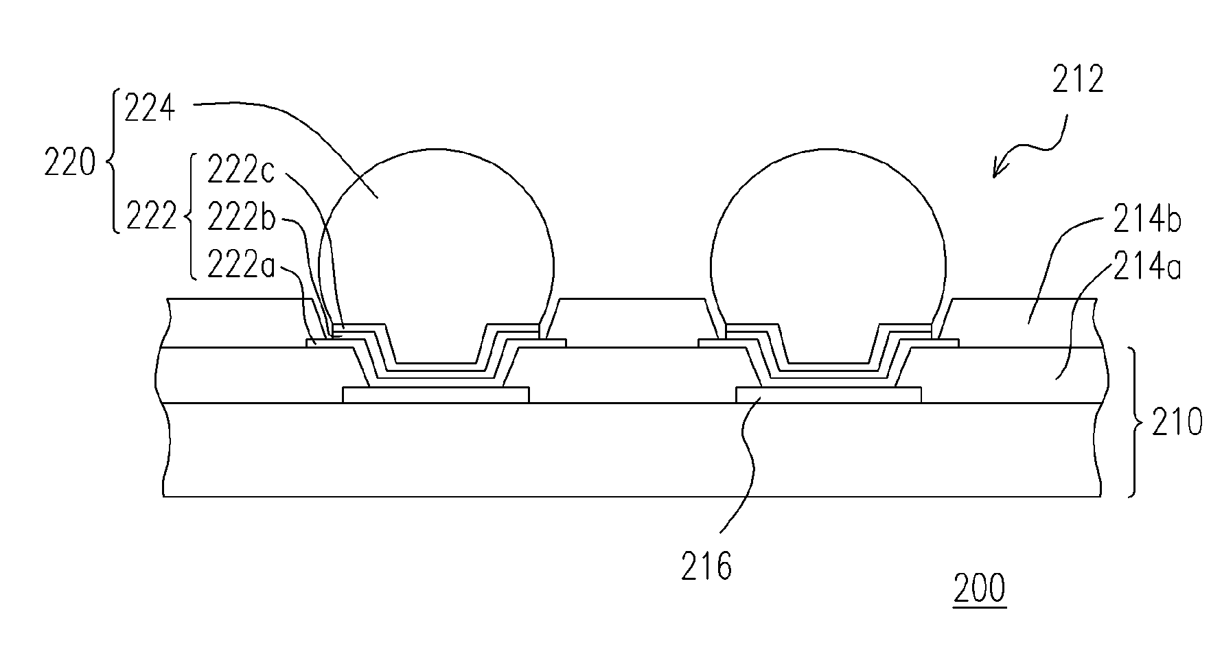 [wafer structure and bumping process thereof]