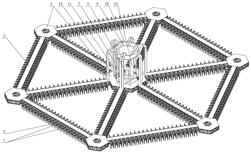 Wave energy power generation device