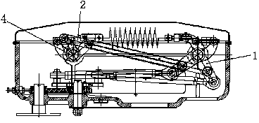 Tool for assembling connecting lever of high-voltage disconnecting switch