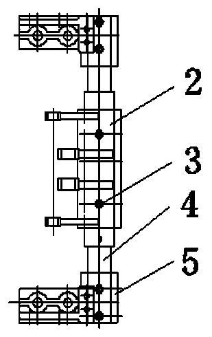 Tool for assembling connecting lever of high-voltage disconnecting switch