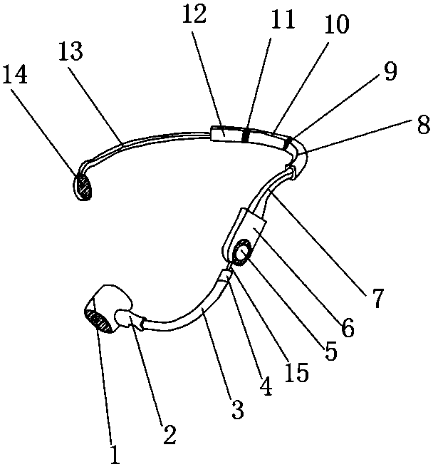 Head-mounted omnidirectional high-fidelity electronic microphone device