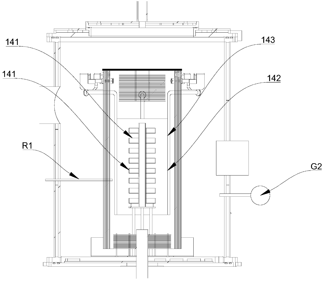 Sintering furnace and tantalum capacitor sintering method