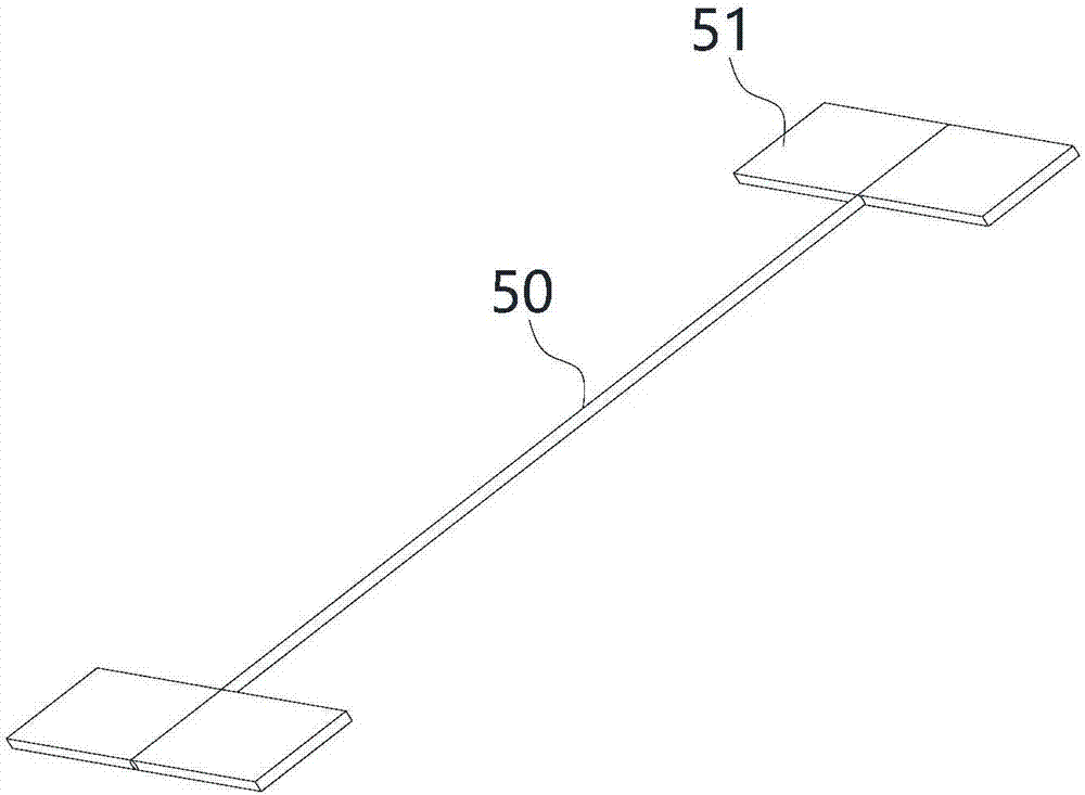 Horizontal-type test apparatus and test method for measuring torsion property of material under electron microscope