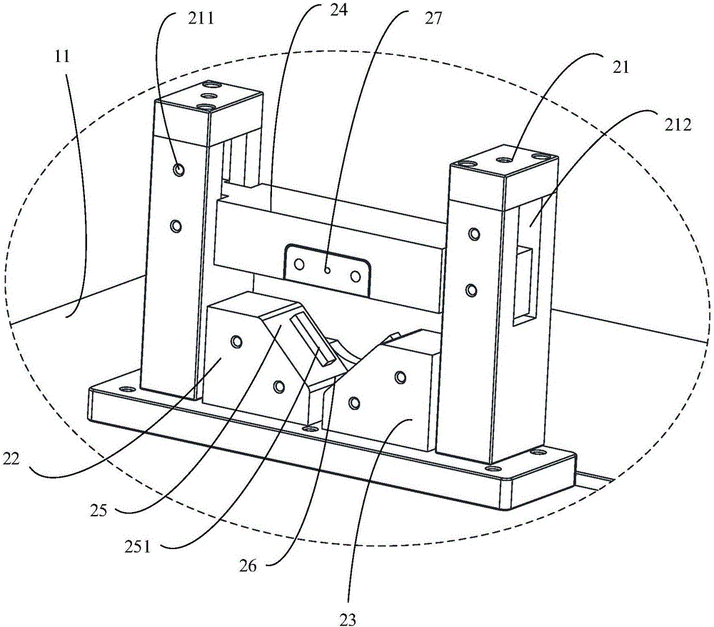 High-power steering engine fixing frame