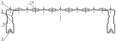 Specially reinforced anti-skid scaffolding