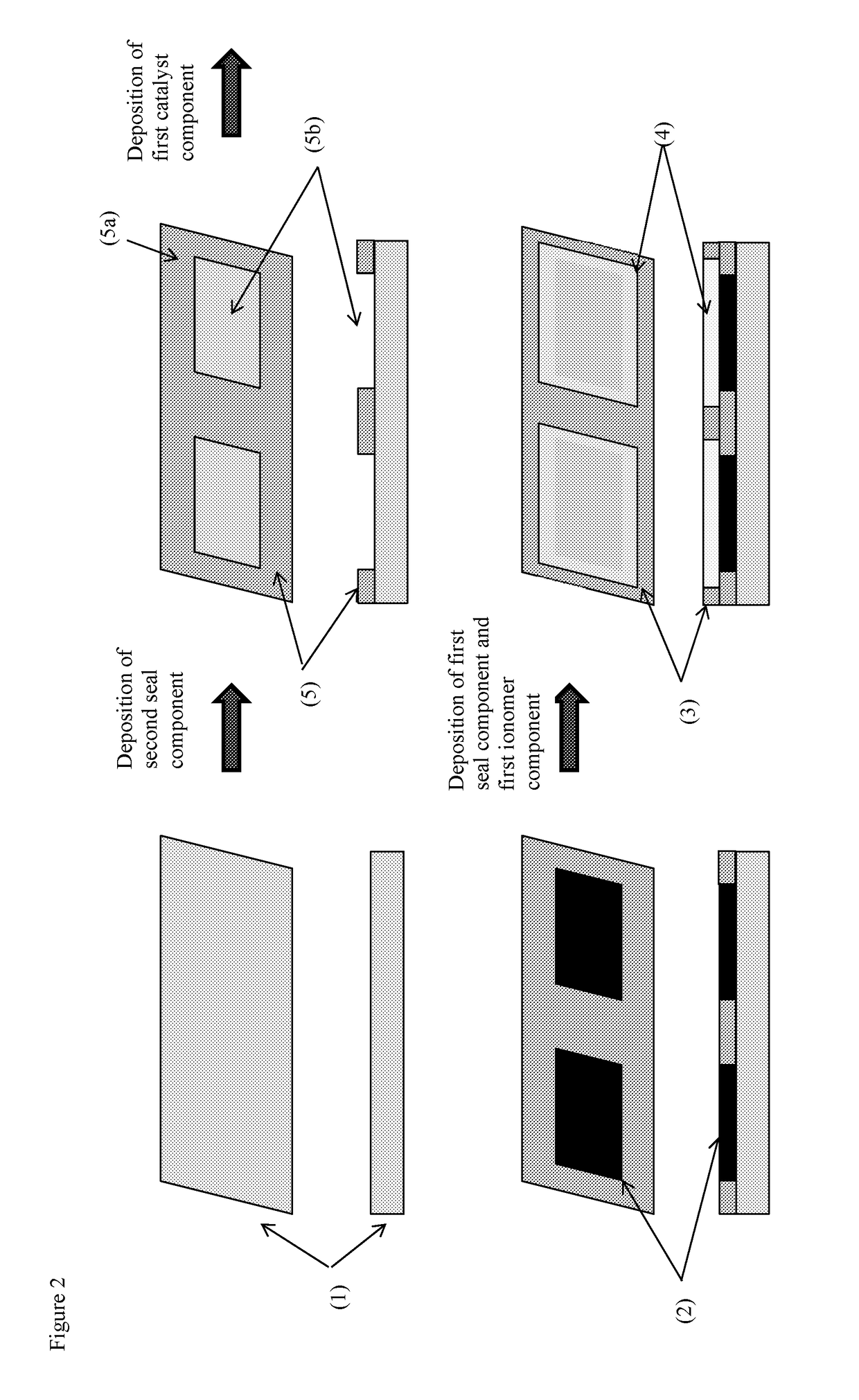 Process of manufacturing a catalyst-coated membrane-seal assembly