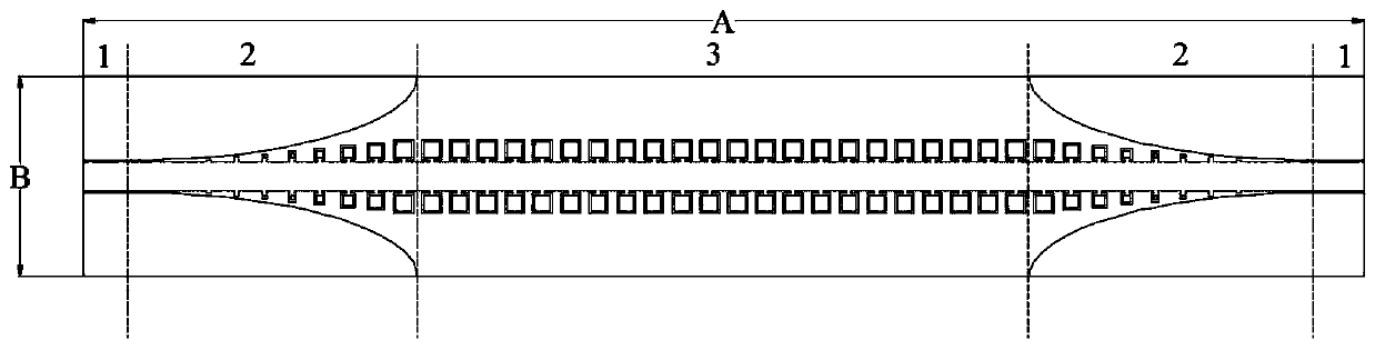 Artificial surface plasmon waveguide based on symmetrical period of loop-shaped branch structure