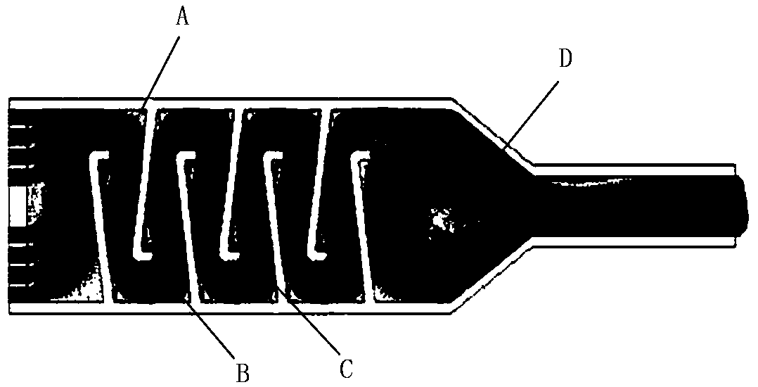 Resistance reducing and supercharging device of engine air intake channel