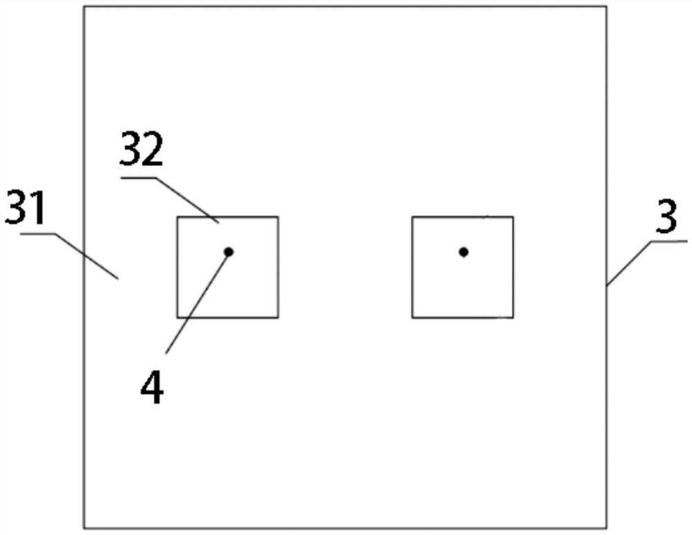 Decoupling structure of broadband binary array antenna