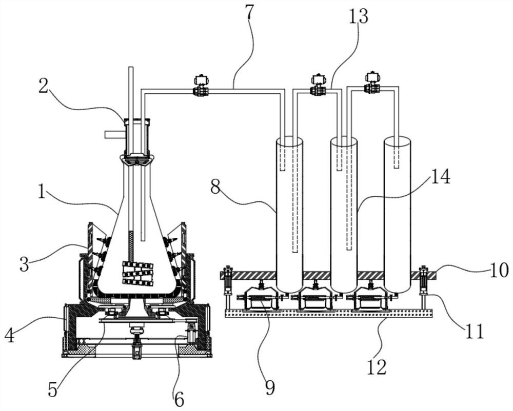 Pathogenic microorganism separation and extraction apparatus