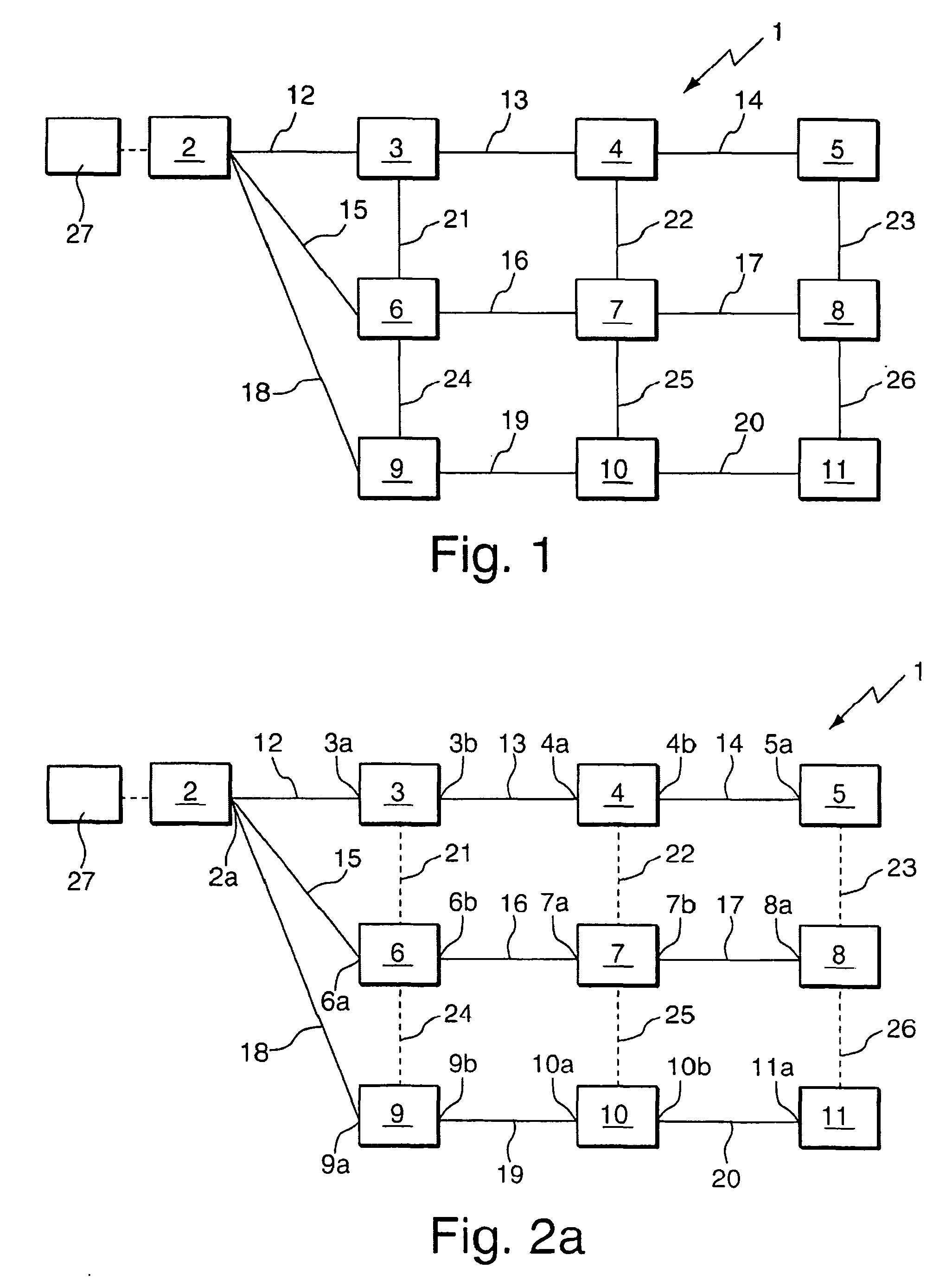 Method for protecting a network configuration set up by a spanning tree protocol