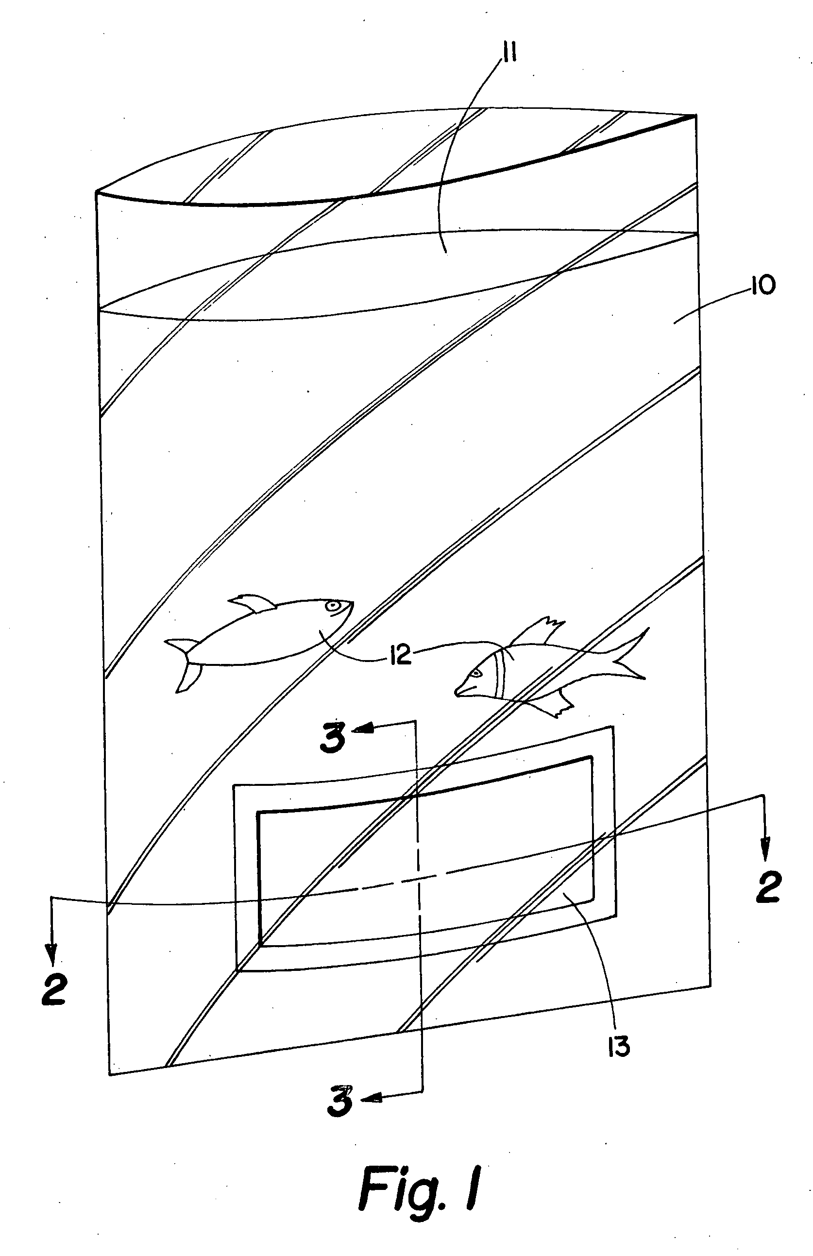 Container for transport and acclimation of fish and their acclimation to new environments