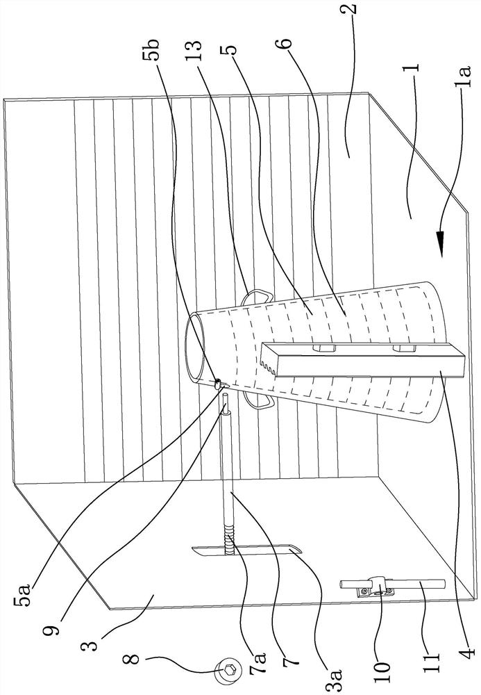 Concrete slump integrated test device