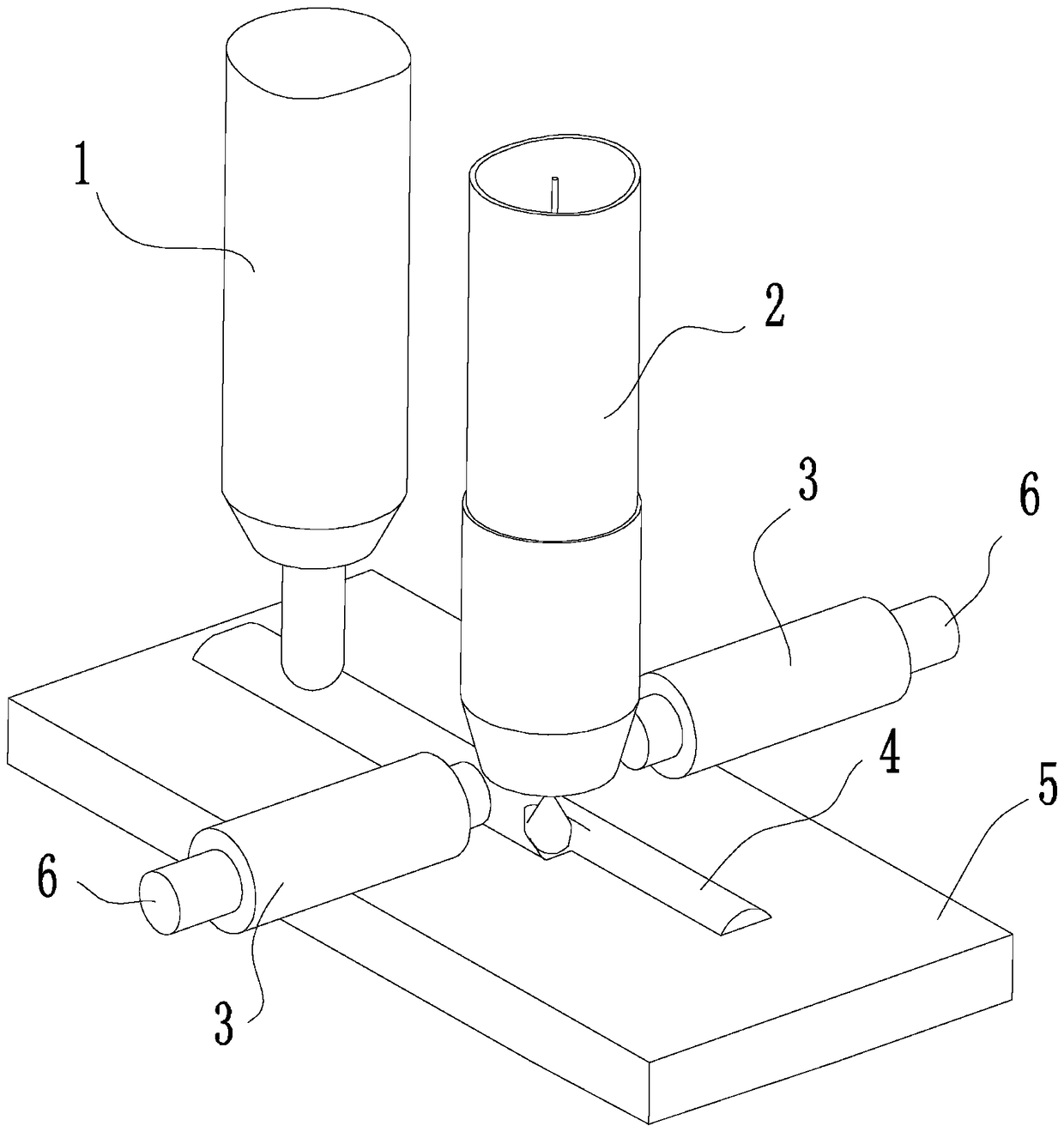 Electric arc additive manufacturing method and device with electromagnetic field and forced processing being combined for assisting