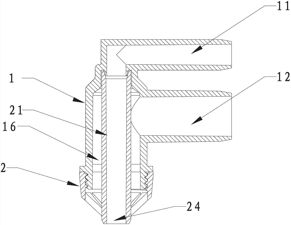 Vapor discharge device of liquid heater and arrangement method of vapor discharge device