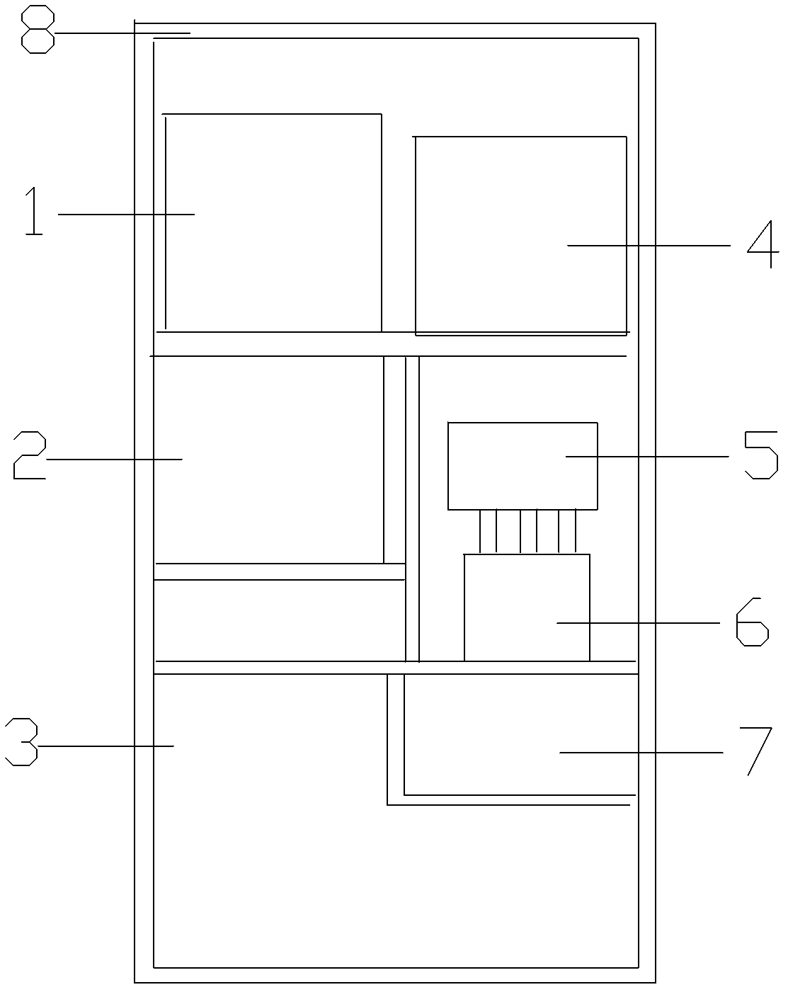 Wind power electrical cabinet