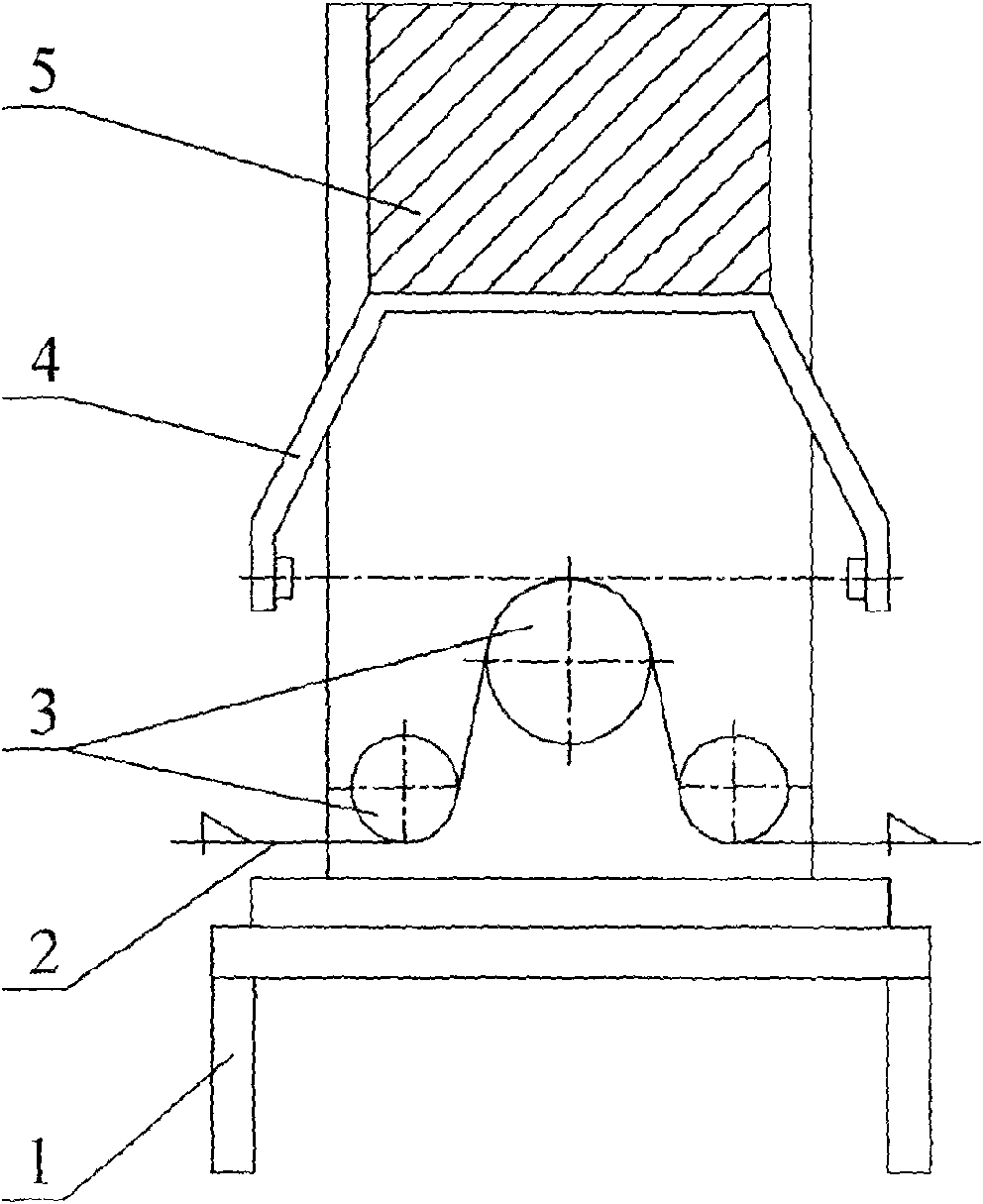 Calendar on-line thickness-measuring device