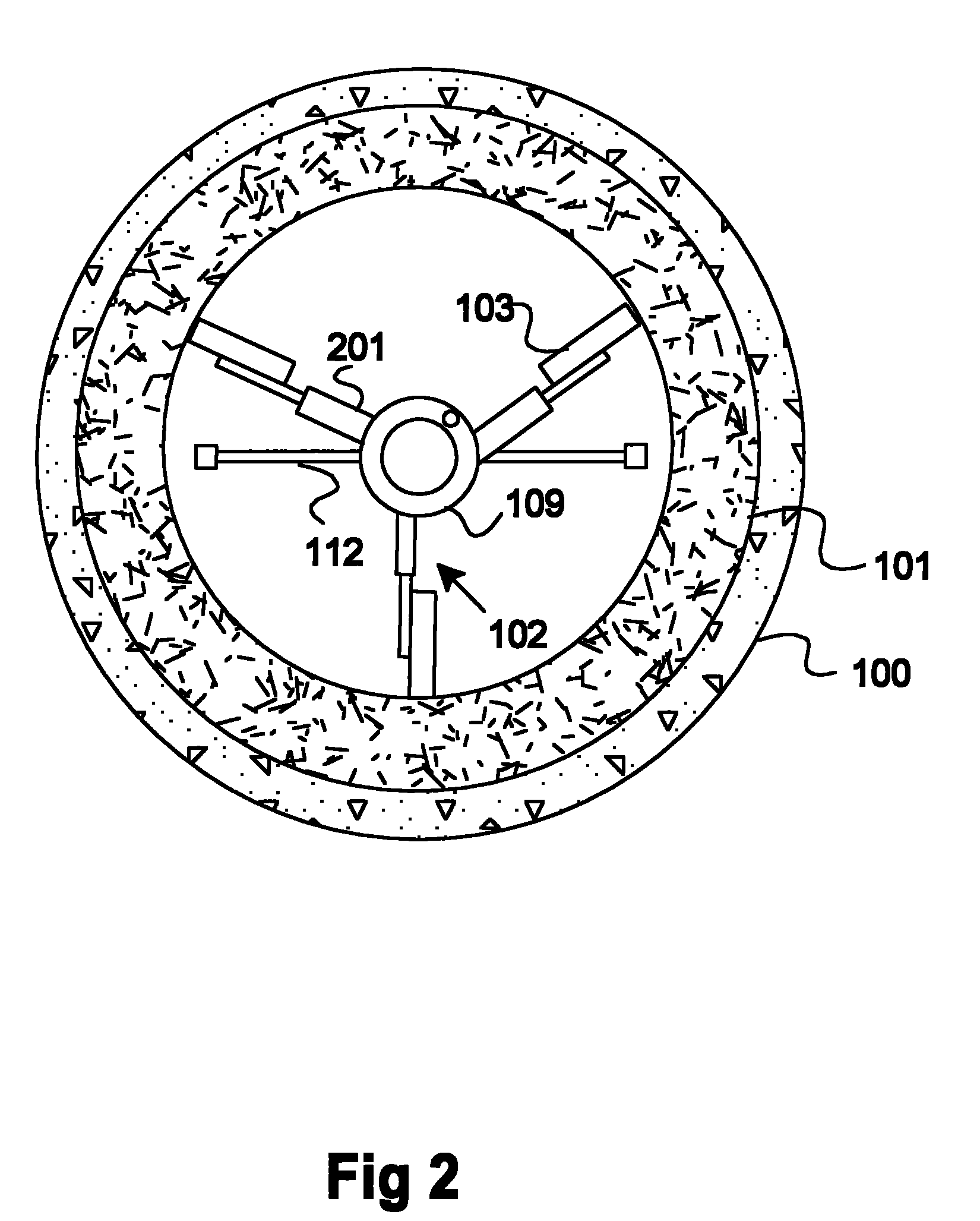 Refractory material removal system and method