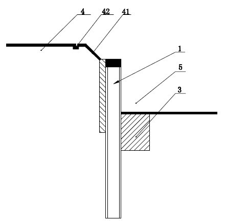 Pit supporting structure and construction method thereof