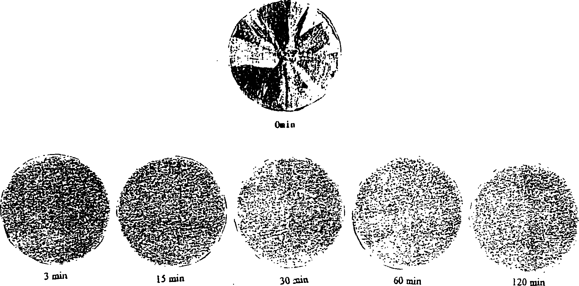 Refining agent for crystalline grain of aluminium titanium carbon intermediate alloy