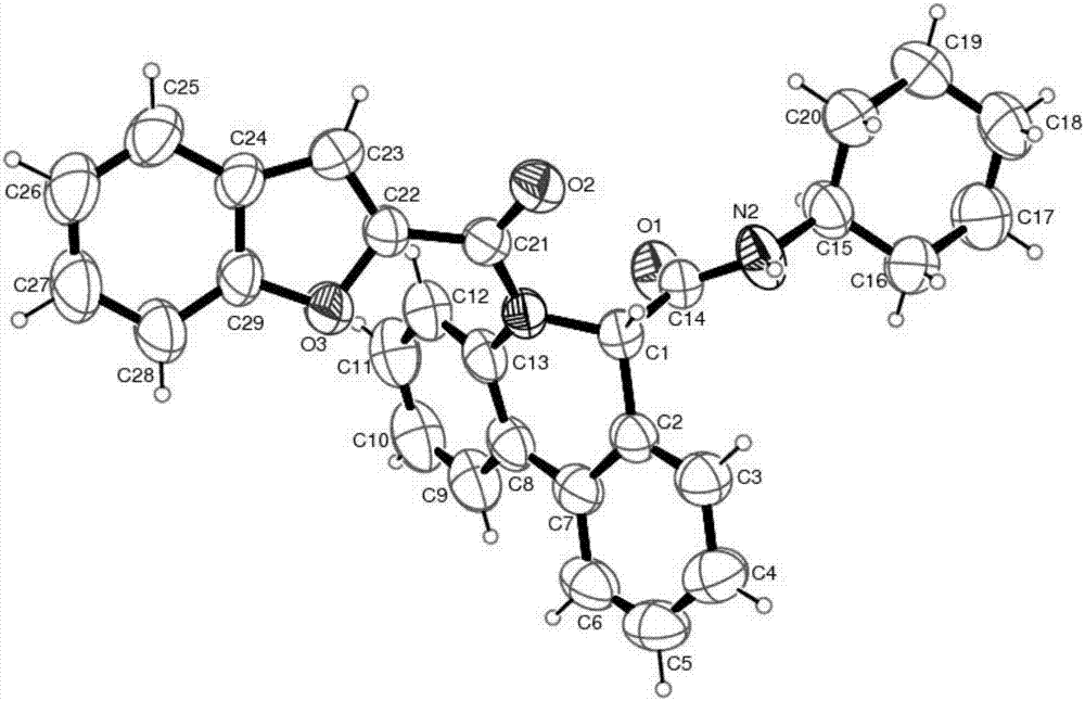 5-(benzofuran-2-carbonyl)-6-carboxamide-5,6-dihydro-phenanthridine derivative and synthesis and application thereo