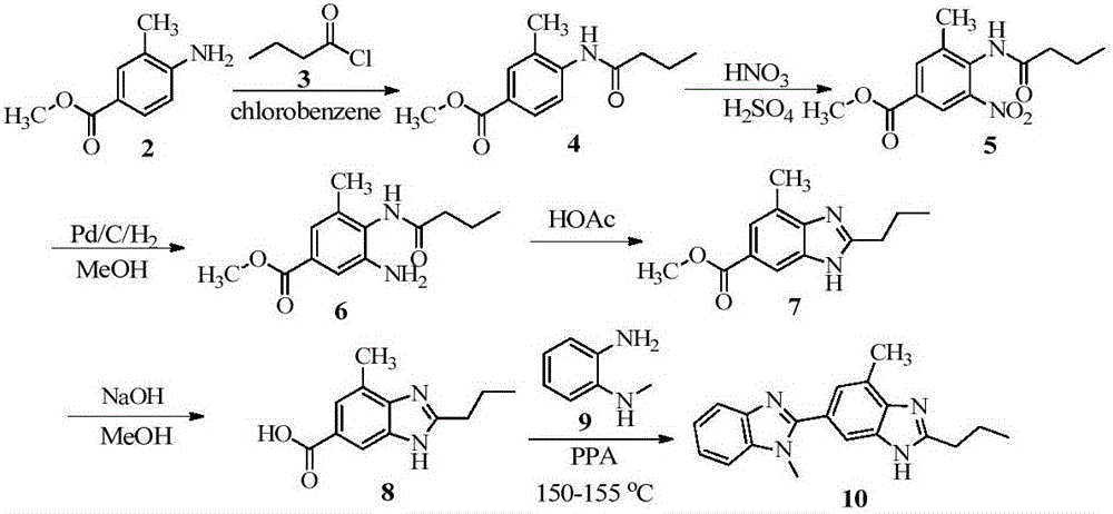 Benzimidazole compound and preparation method thereof