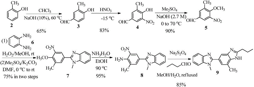 Benzimidazole compound and preparation method thereof