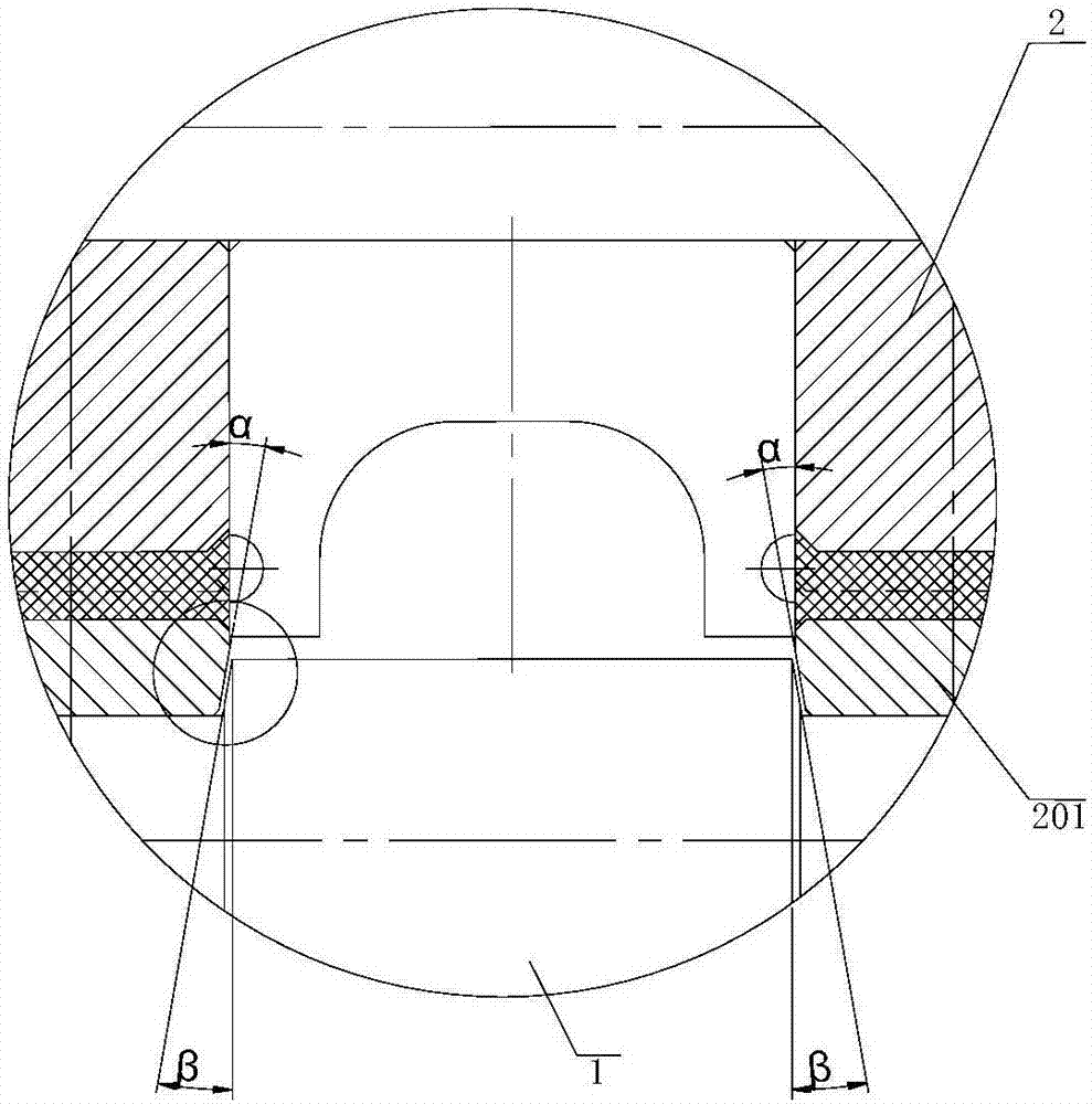 Suspension shaft centrifugal supercharger suitable for working condition of ultrahigh rotating speed