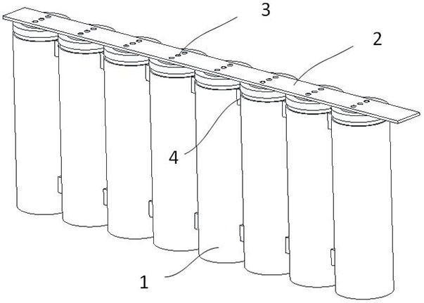 A battery row, a battery pack and a manufacturing method thereof