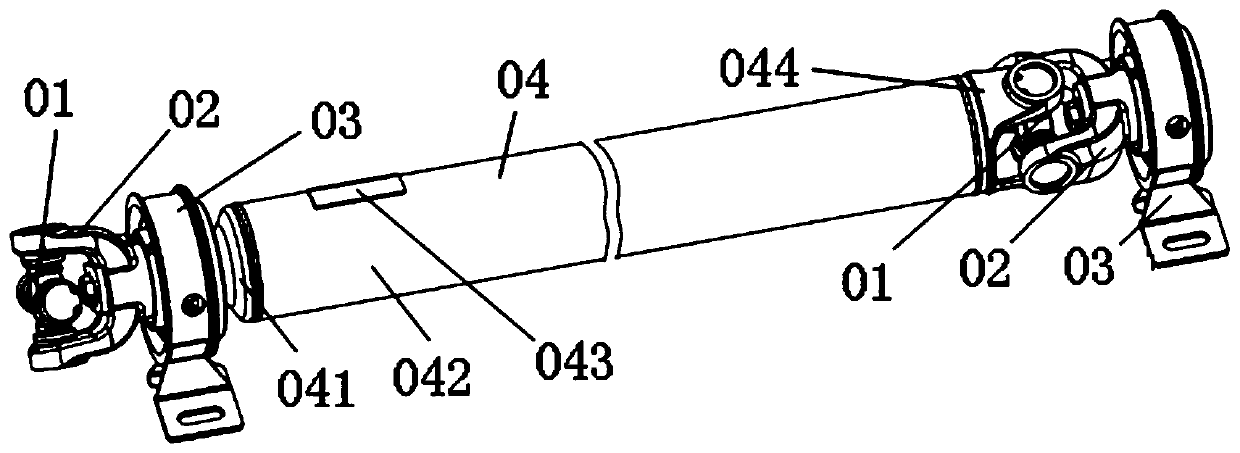 A car transmission shaft structure