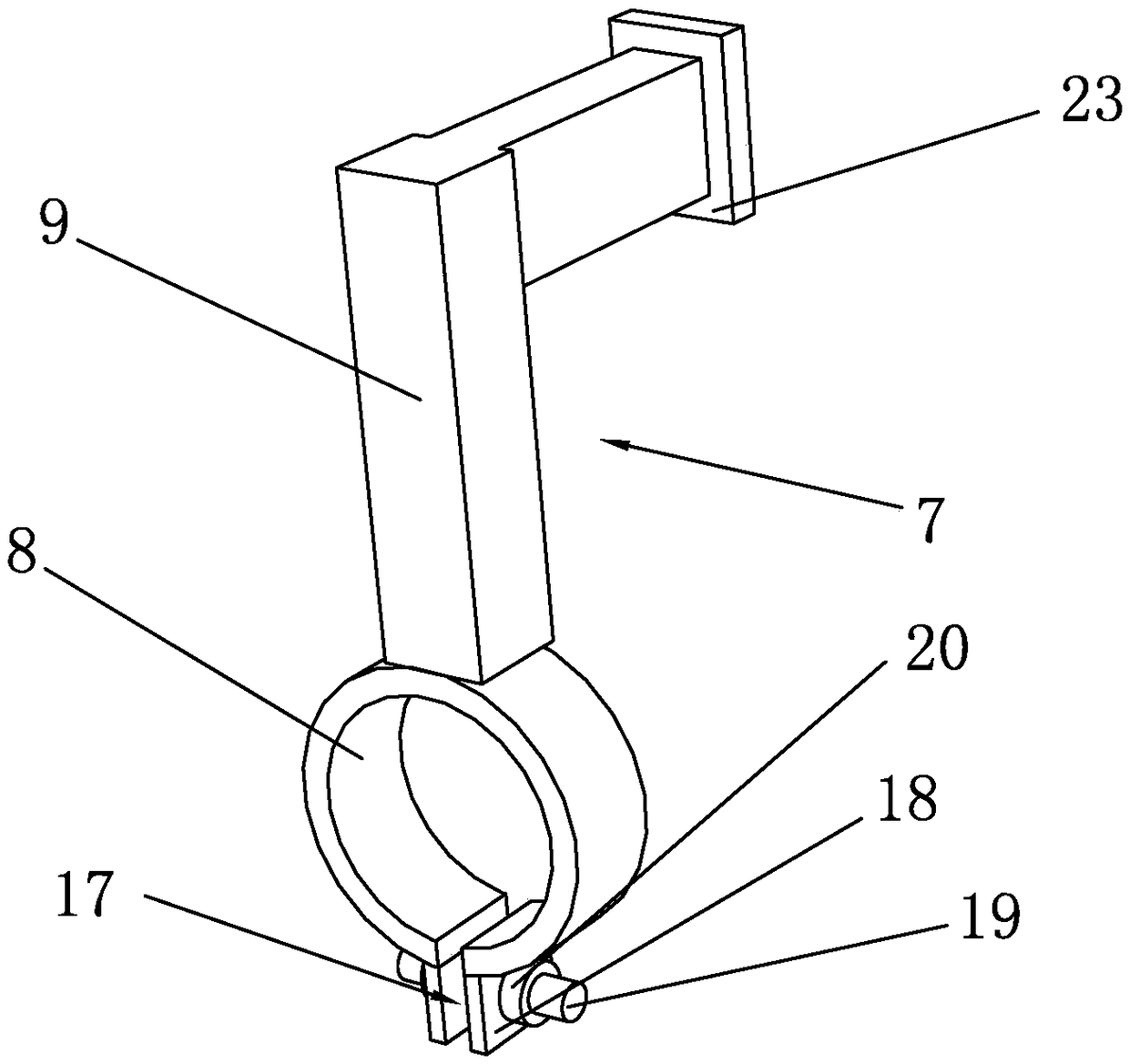 Efficient energy-saving evaporator connecting pipe assembly and manufacturing method thereof