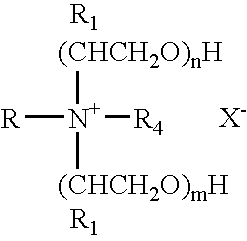 Microemulsions containing alkoxylated amine carboxylates