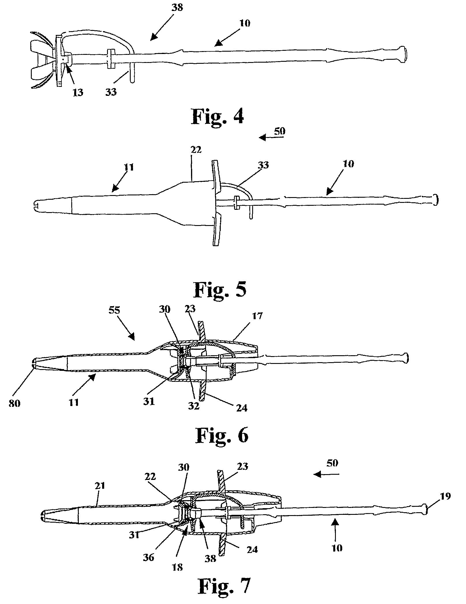 Method and Device for Securely Loading and Mounting a Tubular Device in a Flexible Wall and Manufacturing Method for said Loading Device