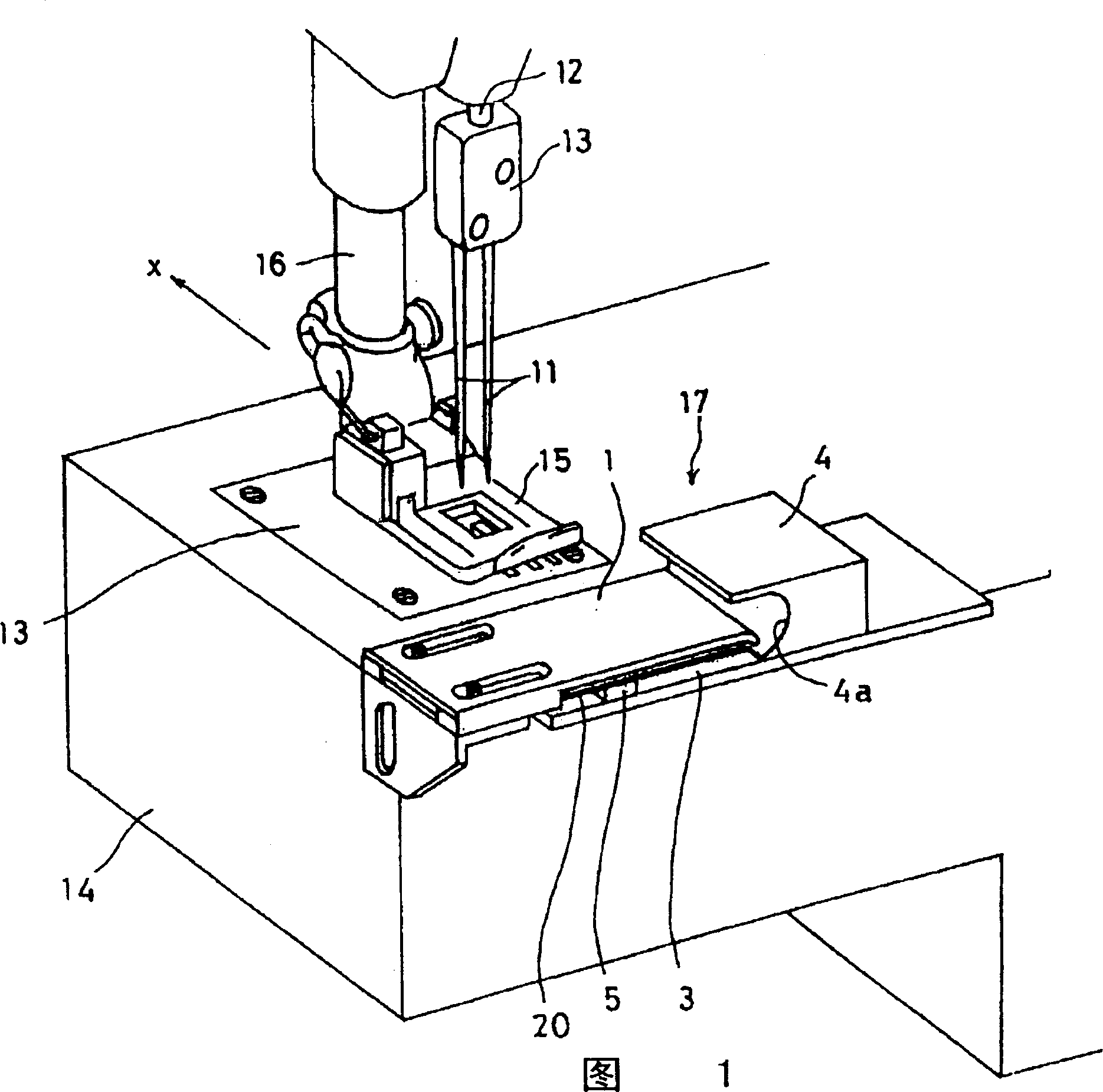 Cloth folding and guiding device of sewing machine