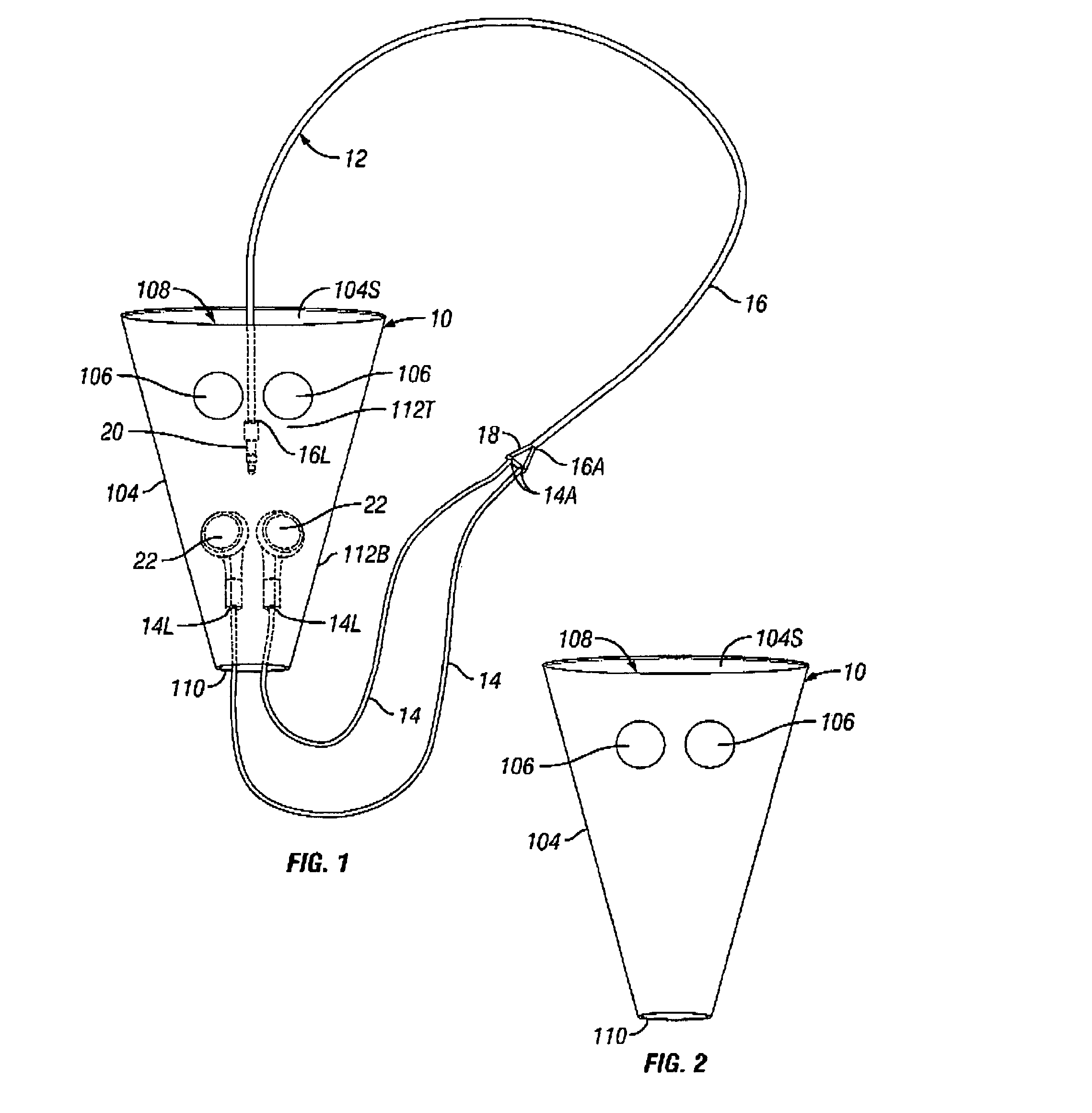 Cord management method and sleeve for ends of Y-shaped cords