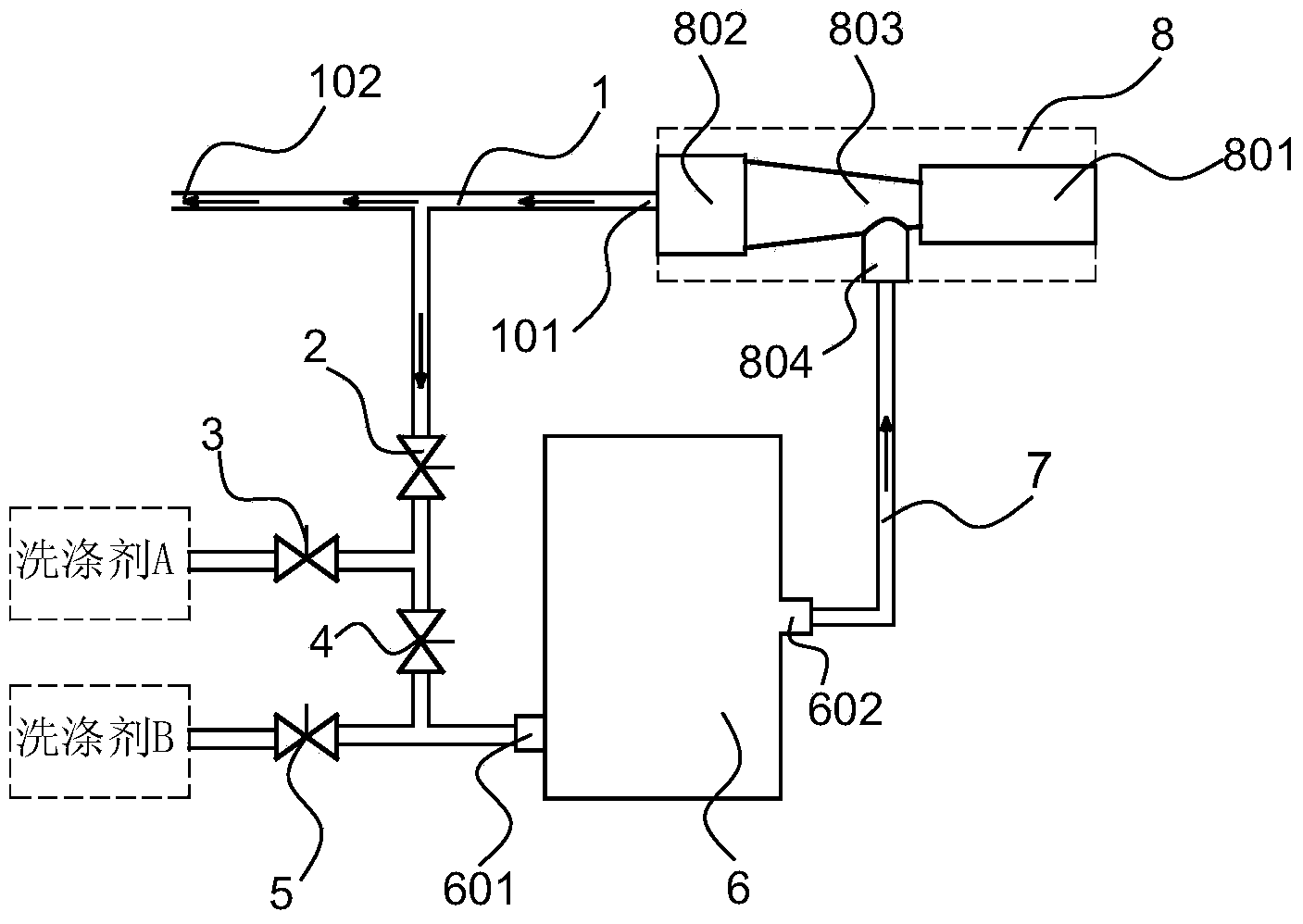 Detergent dosage controller