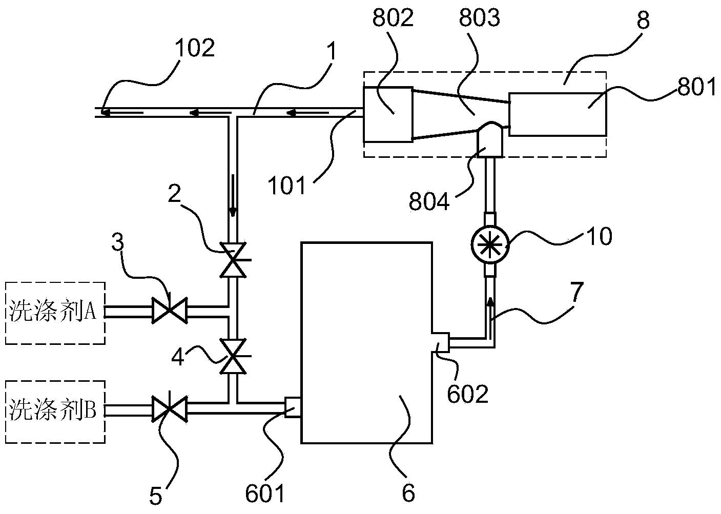 Detergent dosage controller