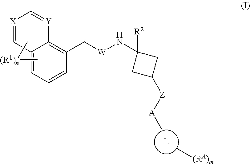 1,3-substituted cyclobutyl derivatives and uses thereof