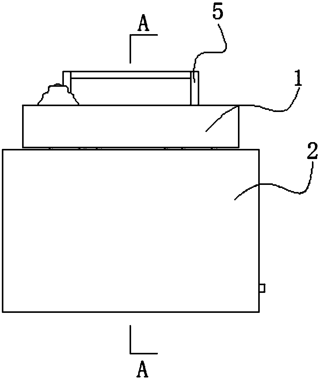 Kindergarten teaching seismic simulation device for facilitating splicing and storage