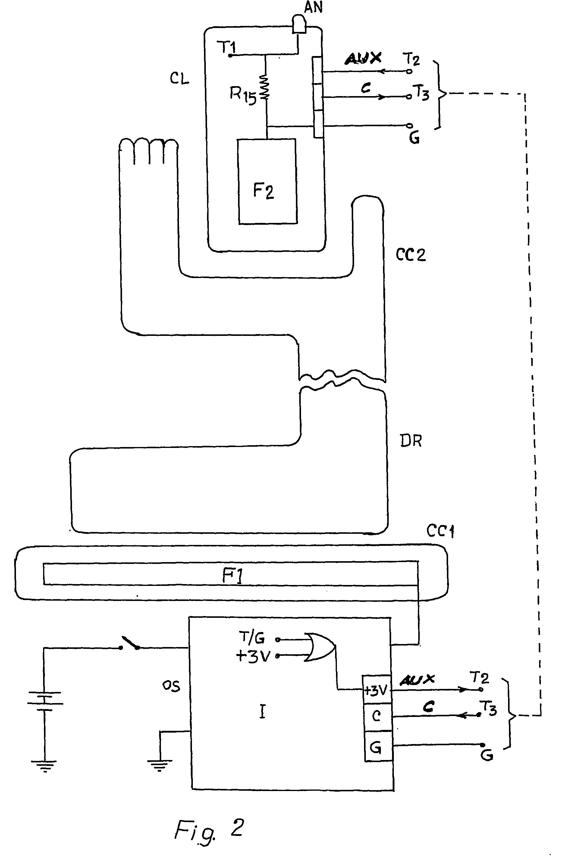 System which automatically disables or switches off a cellphone