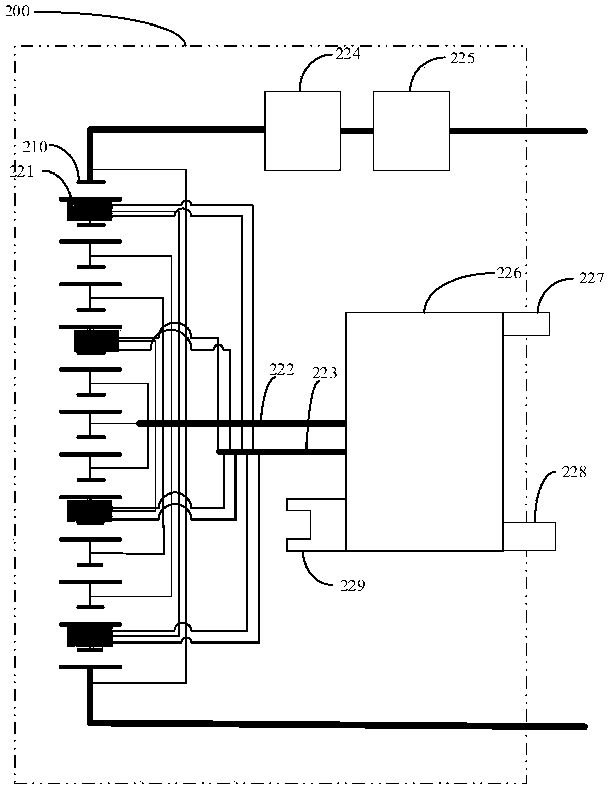 Power battery pack monitoring and balancing device of small power-driven vehicle