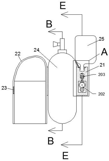 An underwater self-rescue device for divers