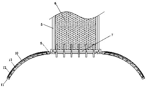 Flotage salvage device for water pollution treatment