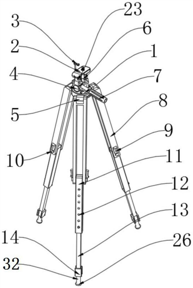 A portable clamping device for network new media video