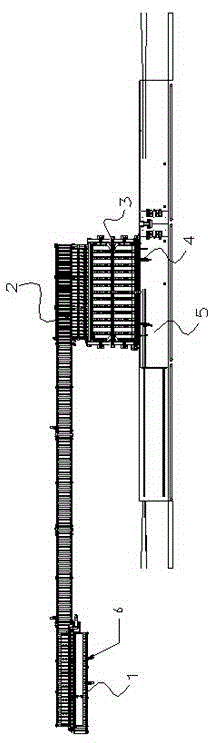 System for automatically collecting tyre surfaces with pressing lines